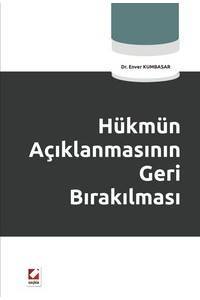 Hükmün Açıklanmasının Geri Bırakılması