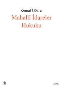 Mahalli İdareler Hukuku Kemal Gözler