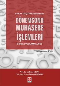 Dönemsonu Muhasebe İşlemleri Mehmet Erkan