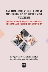 Yardımcı Muhasebe Elemanı Mesleğinin Belgelendirilmesi Ve Eğitimi