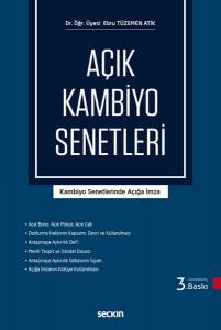 Açık Kambiyo Senetleri Kambiyo Senetlerinde Açığa İmza
