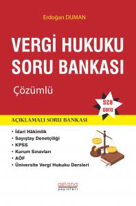 Çözümlü Vergi Hukuku Soru Bankası