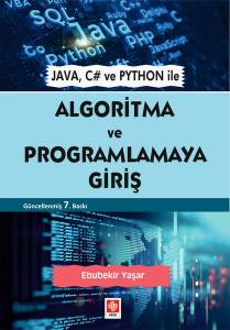 Algoritma Ve Programlamaya Giriş Ebubekir Yaşar