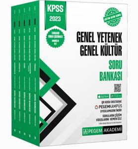 2023 Kpss Genel Yetenek Genel Kültür Tamamı Çözümlü Soru Bankası Seti - 5 Kitap