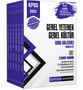 2023 Kpss Genel Yetenek Genel Kültür Konu Anlatımlı Modüler Set (6 Kitap)