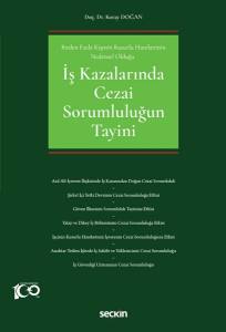 Birden Fazla Kişinin Kusurlu Hareketinin Nedensel Olduğu  İş Kazalarında Cezai Sorumluluğun Tayini İş Kazalarında Cezai Sorumluluğun Tayini