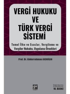 Vergi Hukuku Ve Türk Vergi Sistemi