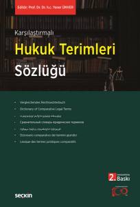 Karşılaştırmalı Hukuk Terimleri Sözlüğü